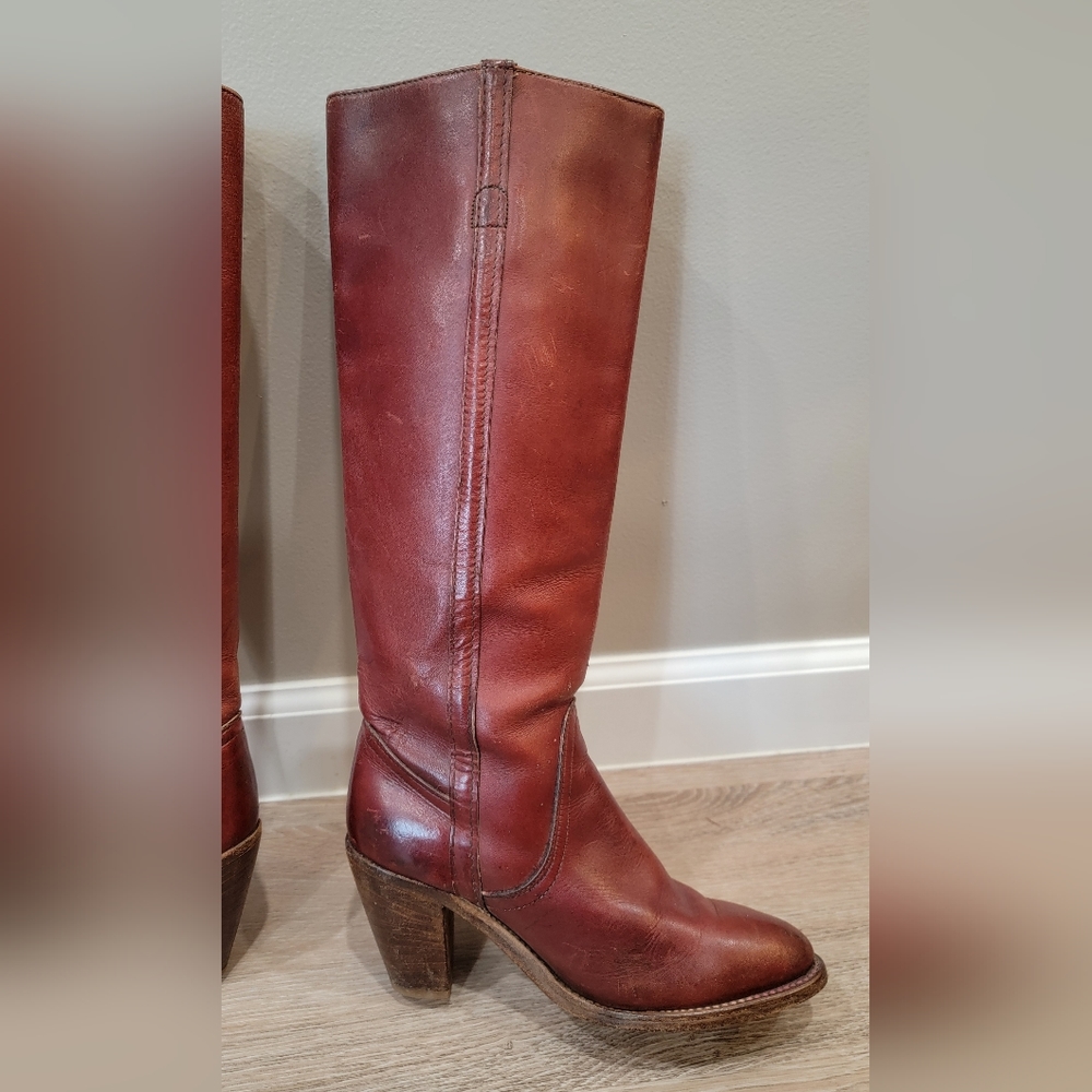 Vintage 80's Frye Boots 6.5 B. More Of A Size 6 Would Be Best. - Picture 10 of 16